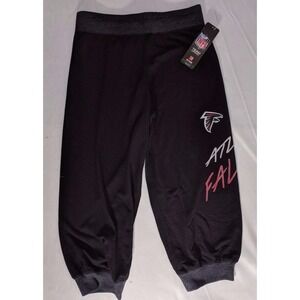 Girls M NFL‎ Team Apparel Atlanta Falcons 3/4 Length Capri Sweatpant Pants NEW